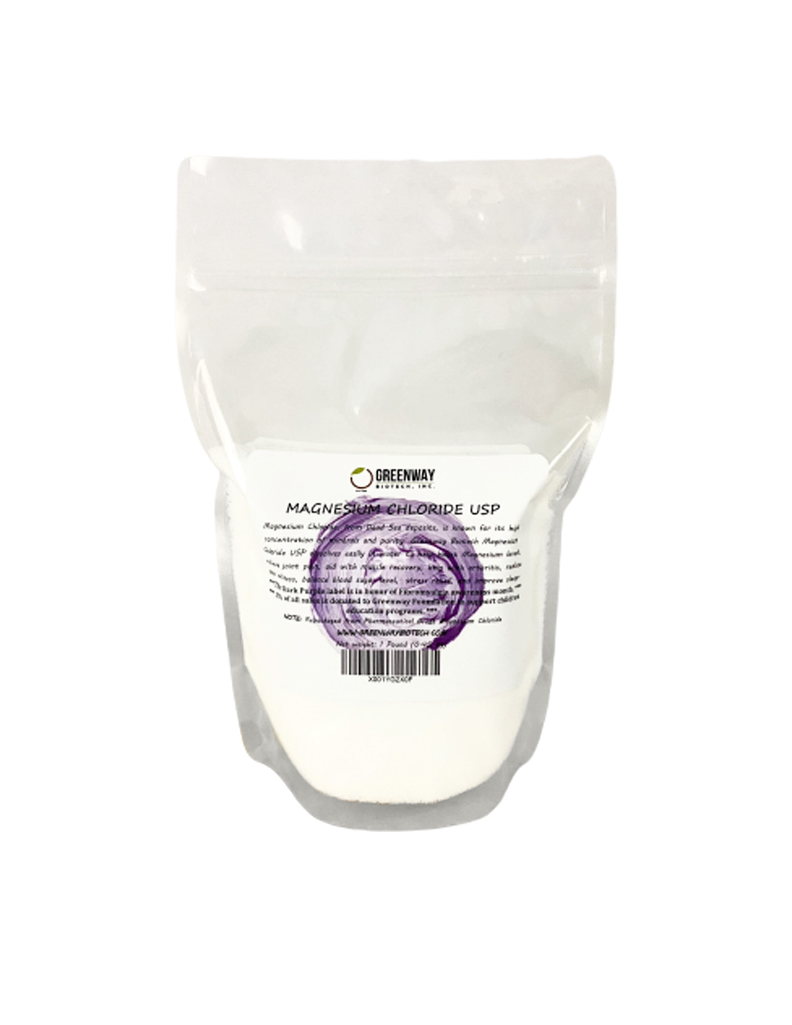 Greenway Biotech Magnesium Chloride USP - 1 Pounds