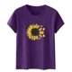 thumbnail image 5 of Fiudx Ropa de Mujer Blusa de Manga Corta con Estampado de Moda para Mujer, Divertida Camiseta con Cuello Redondo, 5 of 5