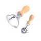 thumbnail image 1 of Molde Para Galletas De Cocina, Molde Para Cortar Masa De Galletas, Mango En Forma De Corazón, Rueda De Corte, Rodillo, Herramienta De Fabricación De Envoltura2 Uds., Moyic HA014458-00, 1 of 7