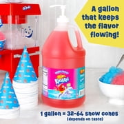 Kool-Aid Sharkleberry Snow Cone Syrup, 128 oz (1 Gal) Pump Bottle, Snow Cone Maker Ready
