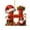 H, variant on JeashCHAT 26 Initial Letter Christmas Ornaments, Red Personalized Christmas Initial Ornaments with Santa Claus, Christmas Tree Decoration Acrylic Hanging Pendant Xmas Gifts