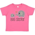 thumbnail image 3 of Inktastic Big Sister Elephant Girls Toddler T-Shirt, 3 of 5