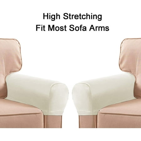 1 Pair Pu Leather Sofa Armrest Covers Armchair Arm Stretchy Furniture Protectors For Couch Chair White Canada 1 Pair Pu Leather Sofa Armrest Covers, White Leather Sofa Arm Covers