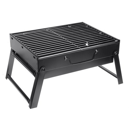 Barbecue Grill Portable Foldable Stainless Steel Light for 3-5 Person