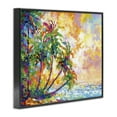 thumbnail image 4 of Stupell Industries Full Beach Palms Landscape Painting Black Framed Art Print Wall Art, 20 x 16, 4 of 10
