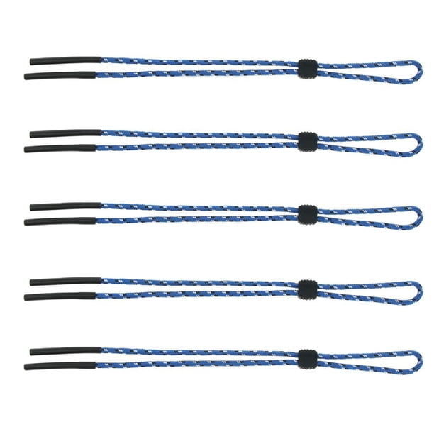 Retenedor de gafas ajustable de 5 piezas, correa de gafas de sol y suave, ajuste universal Azul Colcomx correa para gafas de sol