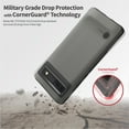 thumbnail image 2 of Vena Outcross Slim Profile Cover Designed for Google Pixel 6a 5G Case (2022), Dual Layer (Military Grade Drop Protection) Hybrid TPU Protection Phone Case - Graphite Gray/Black, 2 of 7