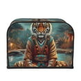 thumbnail image 2 of Balery Pond Meditating Tiger Pattern Oven Cover Kitchen Bread Machine Protector, 4 Slice Toaster Cover for Home, Anti Dust Fingerprint Coaster Cover, 2 of 7