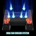thumbnail image 6 of PS5 Charger Station, PS5 Cooling Fan Stand, PS5 Charger Stand with Controller Charger, PS5 Vertical Stand with Cooling Fan and LED Indicator, 3 Levels Adjustable Fans Speed, 12 Game Rack Organizer, 6 of 9