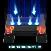 PS5 Charger Station, PS5 Cooling Fan Stand, PS5 Charger Stand with Controller Charger, PS5 Vertical Stand with Cooling Fan and LED Indicator, 3 Levels Adjustable Fans Speed, 12 Game Rack Organizer