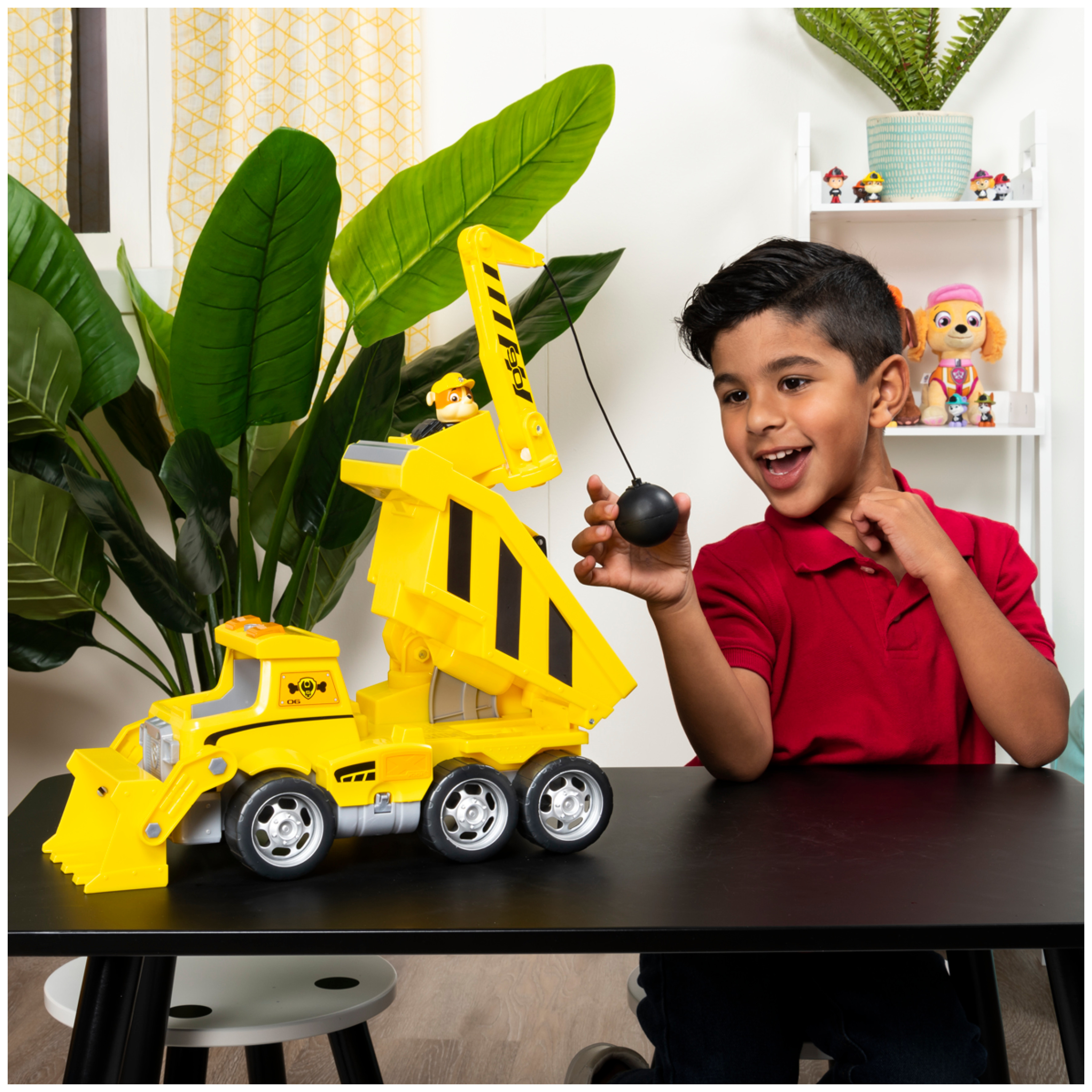 PAW Patrol, Rubble's Construction Truck with Mini Vehicle and Figure, For Ages 3 and up - image 5 of 8