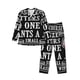 thumbnail image 1 of Balery Wine Funny Pijama para Hombre de Dos Piezas con Manga Larga, Conjunto de Dormir y Descanso Suave con Bolsillos-Large, 1 of 7