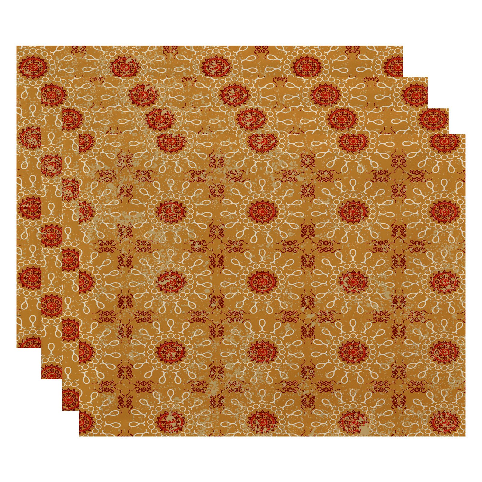 Simply Daisy 18" x 14" Sun Tile Geometric Print Placemat