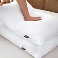 thumbnail image 4 of LutIedan 2PCS Hotel Grade Pillow Core Hypoallergenic Down Alternative Support for Back Stomach Sleepers Plush Soft Machine Washable Bed Pillow Core, 4 of 5