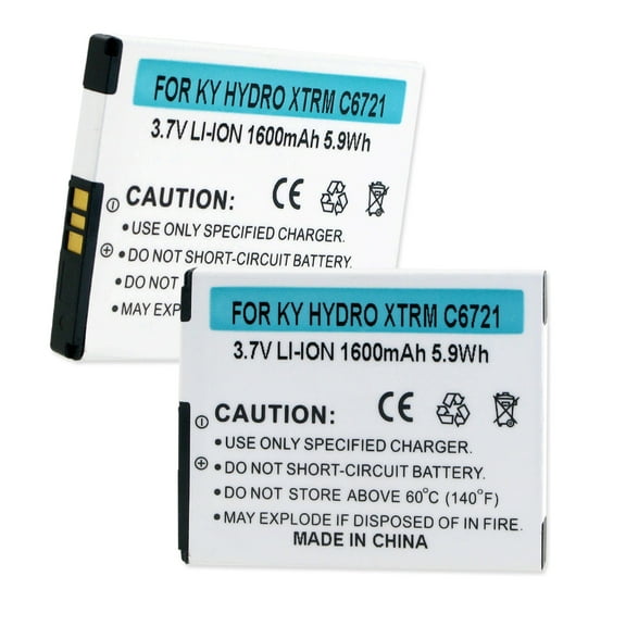 KYOCERA HYDRO XTRM C6721 3.7V 1600mAh LI-ION BATTERY Cellular Battery
