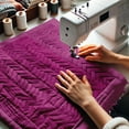 thumbnail image 3 of Soimoi 40 Pcs 10 x 10 inches Solid Quilting Fabric Bundles Precut, DIY Cotton Fabric Squares, Solid Layer Cakes Patchwork Materials for Crafts, Charm Squares for Quilts, Sewing - Fuchsia Glow, 3 of 8