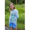 thumbnail image 2 of Disney Lilo & Stitch Little Girls French Terry Pullover Crossover Hoodie Little Kid to Big Kid, 2 of 5