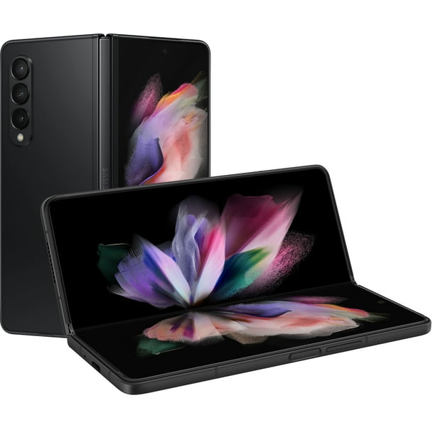 Samsung Galaxy Z Fold 3 5g F926u 512gb Black Unlocked Smartphone Acceptable Condition Walmart Com