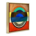 thumbnail image 2 of Stupell Industries Modern Bisected Circle Structure Gold Floating Frame Canvas Art, 25 x 25, by Matthew Finger, 2 of 8