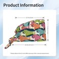 thumbnail image 4 of Yiaed Lantern Koi Fish Print Turban Hat for Women Men Comfortable Adjustable Cleaning Working Cap with Sweatband, 4 of 4