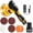 12V Household Model with 1 Battery, variant on Cordless Car Buffer Polishing Machine Kit with LED Display, DA Polisher with 6 Speeds & Optional Extra Accessories