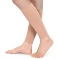 thumbnail image 3 of MecTo 20-30mmHg Calf Compression Sleeve Stockings and Plus Size Wide Calf Knee High Compression Socks for Women & Men(2 Beige, 2XL), 3 of 7