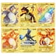 thumbnail image 2 of English Version Metal Card Anime Figure Pikachu Charizard Mewtwo Battle Trading Game Collection Cards Model Toy Gifts, 2 of 5
