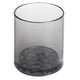 thumbnail image 2 of Copa de vino redonda con fondo en forma de diamante, taza reutilizable para té, jugo, leche, para uso en el hogar, bar, club (gris), 2 of 10