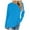 Light Blue, variant on Lovzfmll Ladies Tops and Blouses, Womens Long Sleeve Round Neck Shirts Basic Tee Fall Tops Outfits Loose Clothes Fashion Casual Solid Drop Shoulder Raglan Sleeve Tops Shirt With Poket Sky Blue S
