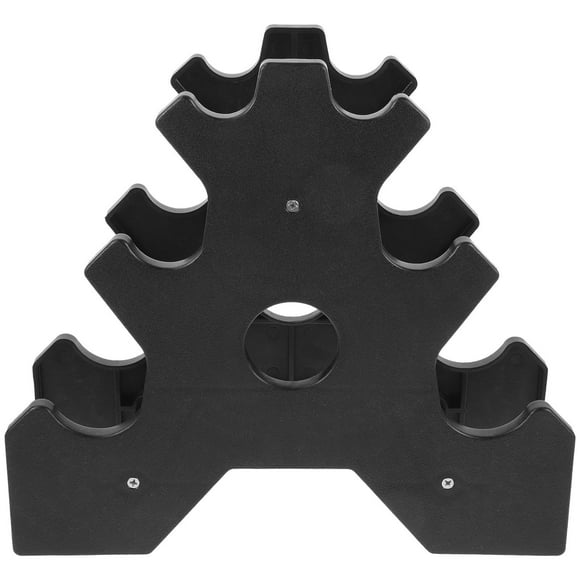 SOPOTUTU Dumbbell Holder Negro De Plástico Estable Para Orden Y En Entrenamiento Y Gimnasio