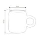 thumbnail image 3 of 3 Tazas De Cerámica Diseño Capibara Chefmaker 428ml  diseño Grabado, 3 of 3