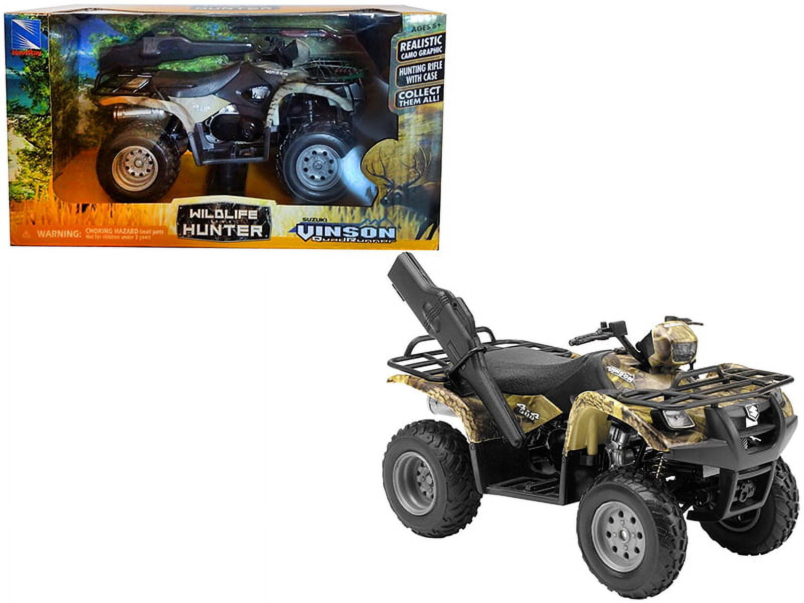 Suzuki Vinson 4x4 500 Quad Runner ATV Green 1/12 Diecast Motorcycle Model by New Ray