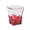 Red, variant on 8.5Oz Colorful Drinking Glasses, Hand Painted Square Bottom Glasses Cup Whiskey Cup