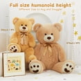 thumbnail image 3 of Oso de peluche Morismos 90 cm para niños y adultos, 3 of 5