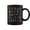 Black, variant on Asl Abc American Sign Language Alphabet Retro Deaf Awareness Coffee Mugs