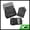 Black, variant on Unique Bargains Portable Packing Cube Set with 8 Different Pieces Navy Blue