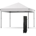 thumbnail image 4 of Historyli Carpa plegable de 3 x 3 m, plegable, con 3 niveles de altura ajustable, sombra portátil para exteriores, refugio para patio, refugio instantáneo, para patio, terraza, jardín, playa, gris, 4 of 8