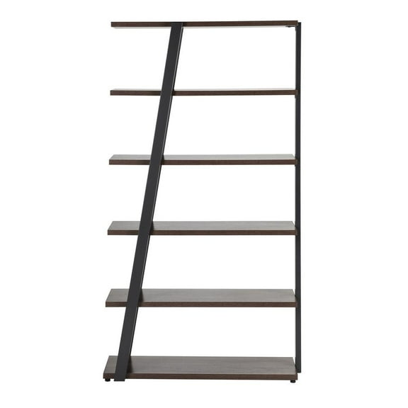 Mirella 5 Shelf Bookshelf in Southern Tobacco
