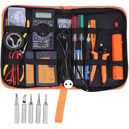 Crimping Tool Box, 17 Pieces Tungsten Carbide and Plastic Network Cable ...