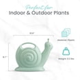 thumbnail image 3 of Union Products Snail Watering Can with Built-in Handle, 1.8L Capacity, Light Green, 3 of 7