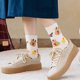 thumbnail image 2 of Calcetines navideños Qarigey 3 pares muñecos de nieve Colores surtidos para mujer, 2 of 6