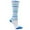 Blue/Purple/Teal Stripes, variant on Nurse Mates Women's Calf Socks | 12-14 mmHg Compression | Argyle