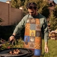 thumbnail image 3 of Fall Gnomes Pumpkins Leaves Apron-Garden Aprons for Women with Pockets-Cotton Linen Waterproof Kitchen Cooking Gardening Aprons Adjustable for Kitchen,Cooking,BBQ and Salon 33"x27", 3 of 7
