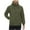Army Green, variant on Kukoosong Men's Full Zip Fleece Jackets Thickened Cotton Hoodies Soft Warm Hooded Coat with Pocket