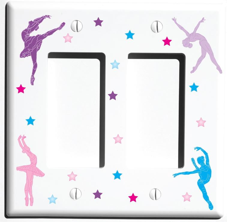 Wall Plate Ballerinas Dance Switch Plate Light Switch Cover Decorative Outlet Cover for Living Room Bedroom Kitchen Wall Plate Ballerinas Dance Switch Plate Light Switch Cover Decorative Outlet Cover for Living Room Bedroom Kitchen