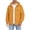 Orange, variant on Mens UPF 50+ Lightweight Hooded Sun Protection Jacket Full Zip Windbreaker Quick Dry Pockets for Hiking Fishing Yellow,Size S