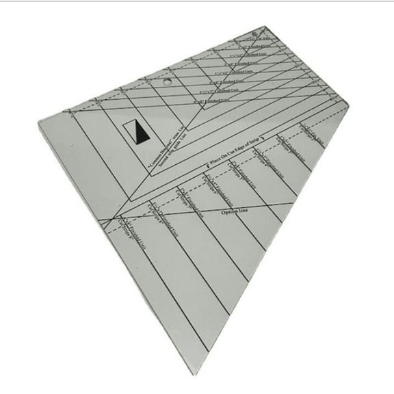 Precision Quilting Template Ruler Split Rectangular Cutting Template