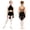 Black, variant on iiniim Girls Ballet Lyrical Dance Sleeveless Rhinestone Figure Ice Skating Dress Dancewear Green 6