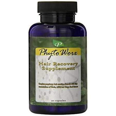 PhytoWorx Hair Recovery and Regrowth Supplement | Against All types of Hair Loss | Contains Grape Seed Extract and MSM for Rapid