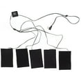 thumbnail image 1 of Almohadilla calefactora eléctrica para ropa, resistencia al desgaste suave, hoja calefactora USB de fibra compuesta Flexible, calentador eléctrico de tela con interruptor de 1 a 5 YUNYI BRAND  Deportes, 1 of 8